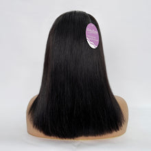 Load image into Gallery viewer, Dolly Pretty Bob Wig 12 Inch 13x4 Lace Front Wigs Human Hair Wigs for Black Women Straight Wig Natural Black Color
