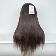 Load image into Gallery viewer, Gorgeoushair TP Wig 20 Inch 5x5 Lace Front Wigs Human Hair Wigs for Black Women Straight Wig Natural Black Color