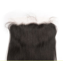 Load image into Gallery viewer, Msmerry Undetectable HD Lace Straight Wave 13*6 Natural Black Hair Frontal
