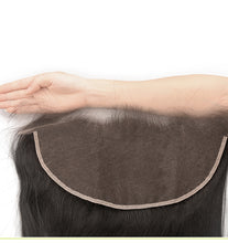 Load image into Gallery viewer, Msmerry Undetectable HD Lace Straight Wave 13*6 Natural Black Hair Frontal