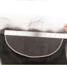 Load image into Gallery viewer, Msmerry Undetectable HD Lace Straight Wave 13*6 Natural Black Hair Frontal