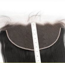 Load image into Gallery viewer, Msmerry Undetectable HD Lace Straight Wave 13*6 Natural Black Hair Frontal