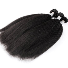 Load image into Gallery viewer, Msmerry Hair Virgin Kinky Straight Human Hair Weave 1 Bundle 12A