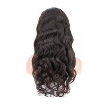 Load image into Gallery viewer, Msmerry Full Lace Wigs for Black Women 100% Virgin Human Hair Pre Plucked with Baby Hair Body Wave Brazilian Natural Hairline Natural Color 130%-180% Density