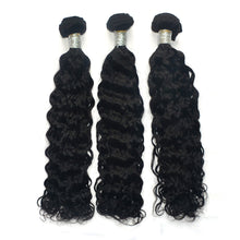 Load image into Gallery viewer, Msmerry Hair Virgin Water Wave Human Hair Weave 3 Bundles 12A