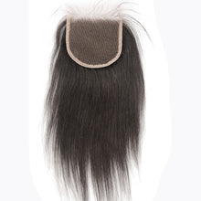 Load image into Gallery viewer, Msmerry Undetectable HD Lace Straight Wave 4*4 HD Lace Natural Black Hair Closure