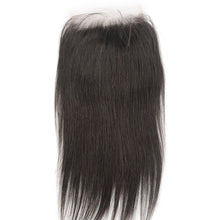 Load image into Gallery viewer, Msmerry Undetectable HD Lace Straight Wave 5*5 HD Lace Natural Black Hair Closure