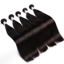 Load image into Gallery viewer, Msmerry Hair Virgin Straight Wave Human Hair Weave 3 Bundle 12A
