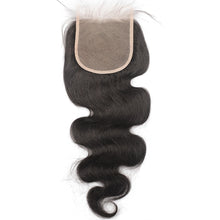 Load image into Gallery viewer, Msmerry Swiss Transparent Lace Body Wave 5*5 Natural Black Hair Closure