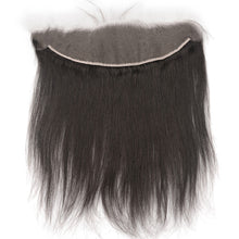 Load image into Gallery viewer, Msmerry Undetectable HD Lace Straight Wave 13*4 Natural Black Hair Frontal