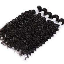 Load image into Gallery viewer, Msmerry Hair Virgin Deep Wave Human Hair Weave 3 Bundle 12A