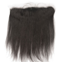 Load image into Gallery viewer, Msmerry Undetectable HD Lace Straight Wave 13*4 Natural Black Hair Frontal
