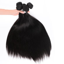 Load image into Gallery viewer, Msmerry Hair Virgin Straight Wave Human Hair Weave 1 Bundle 12A