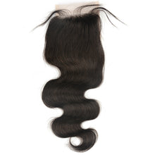 Load image into Gallery viewer, Msmerry Swiss Transparent Lace Body Wave 4*4 Natural Black Hair Closure