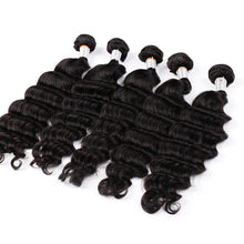 Load image into Gallery viewer, Msmerry Hair Virgin Loose Deep Wave Human Hair Weave 1 Bundle 12A