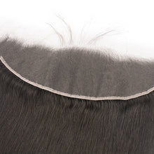 Load image into Gallery viewer, Msmerry Undetectable HD Lace Straight Wave 13*4 Natural Black Hair Frontal