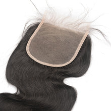 Load image into Gallery viewer, Msmerry Swiss Transparent Lace Body Wave 5*5 Natural Black Hair Closure