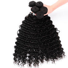 Load image into Gallery viewer, Msmerry Hair Virgin Deep Wave Human Hair Weave 1 Bundle 12A