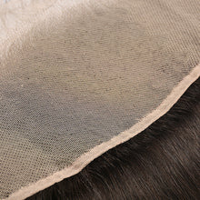 Load image into Gallery viewer, Msmerry Swiss Transparent Lace Straight Wave 13*4 Natural Black Hair Frontal