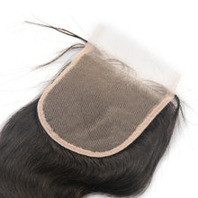 Load image into Gallery viewer, Msmerry Swiss Transparent Lace Body Wave 4*4 Natural Black Hair Closure