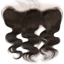 Load image into Gallery viewer, Msmerry Swiss Transparent Lace Body Wave 13*4 Natural Black Hair Frontal