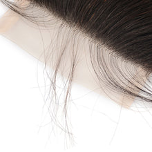 Load image into Gallery viewer, Msmerry Swiss Transparent Lace Straight Wave 4*4 Natural Black Hair Closure