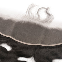 Load image into Gallery viewer, Msmerry Undetectable HD Lace Pre-plucked Body Wave 13*4 Natural Black Hair Frontal