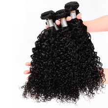Load image into Gallery viewer, Msmerry Hair Virgin Deep Curly Human Hair Weave 3 Bundle 12A