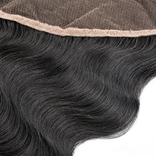 Load image into Gallery viewer, Msmerry Undetectable HD Lace Pre-plucked Body Wave 13*6 Natural Black Hair Frontal
