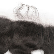 Load image into Gallery viewer, Msmerry Undetectable HD Lace Pre-plucked Body Wave 13*4 Natural Black Hair Frontal