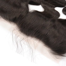 Load image into Gallery viewer, Msmerry Swiss Transparent Lace Body Wave 13*4 Natural Black Hair Frontal