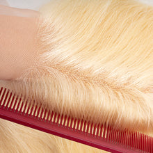 Load image into Gallery viewer, Msmerry Swiss Transparent Lace Pre-plucked Straight Wave 13*4 613 Hair Frontal