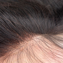 Load image into Gallery viewer, Msmerry Undetectable HD Lace Pre-plucked Straight Wave 13*6 Natural Black Hair Frontal