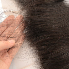 Load image into Gallery viewer, Msmerry Swiss Transparent Lace Body Wave 13*4 Natural Black Hair Frontal