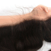 Load image into Gallery viewer, Msmerry Swiss Transparent Lace Body Wave 13*4 Natural Black Hair Frontal