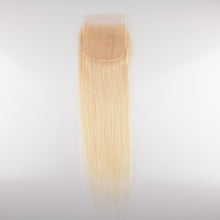 Load image into Gallery viewer, Msmerry Swiss Transparent Lace Straight Wave 5*5 613 Hair Closure