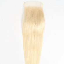 Load image into Gallery viewer, Msmerry Swiss Transparent Lace Straight Wave 4*4 613 Hair Closure