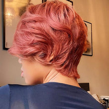 Load image into Gallery viewer, Msmerry Fall Color Pixie Short Cut Wig 8"