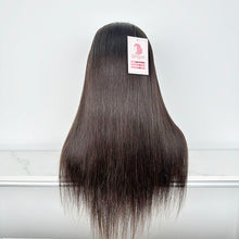 Load image into Gallery viewer, Zhenggirl TP Wig 20 Inch 5x5 Lace Front Wigs Human Hair Wigs for Black Women Straight Wig Natural Black Color
