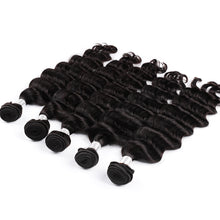 将图片加载到图库查看器，Msmerry Hair Virgin Loose Deep Wave Human Hair Weave 3 Bundle 12A
