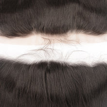 将图片加载到图库查看器，Msmerry Undetectable HD Lace Straight Wave 13*4 Natural Black Hair Frontal
